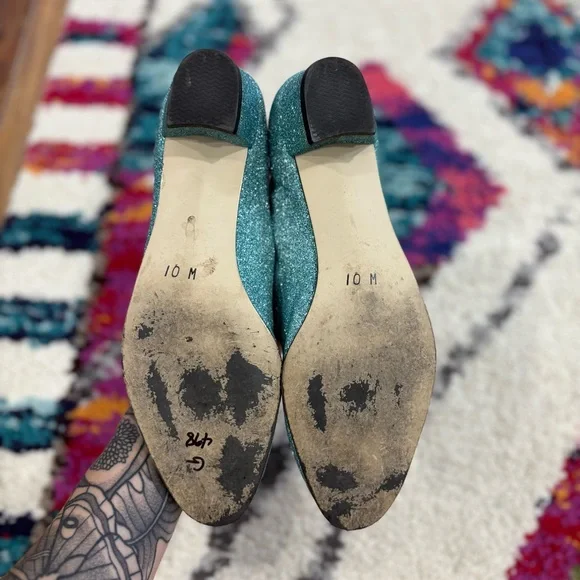 American Apparel Glitter Mary Jane Heels - Picture 5 of 5